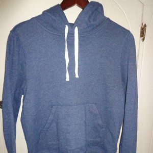 NEW Amazon Essentials Women's Fleece Pullover Hoodie S/P Ties Blue